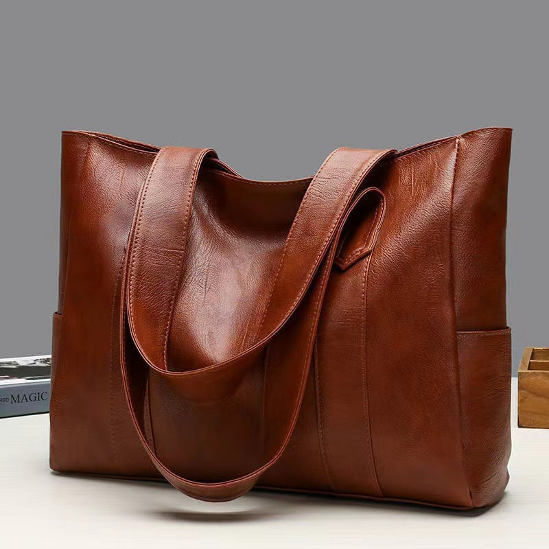 Women's Vegan Leather Tote Bag