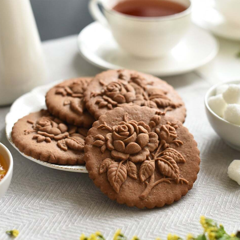 Wooden Rose Flower Cookie Cutter