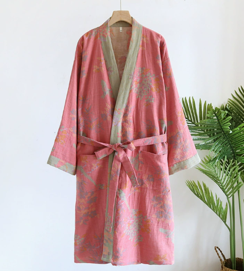 Zeric | Premium Cotton Bathrobe with Pockets and Adjustable Waist
