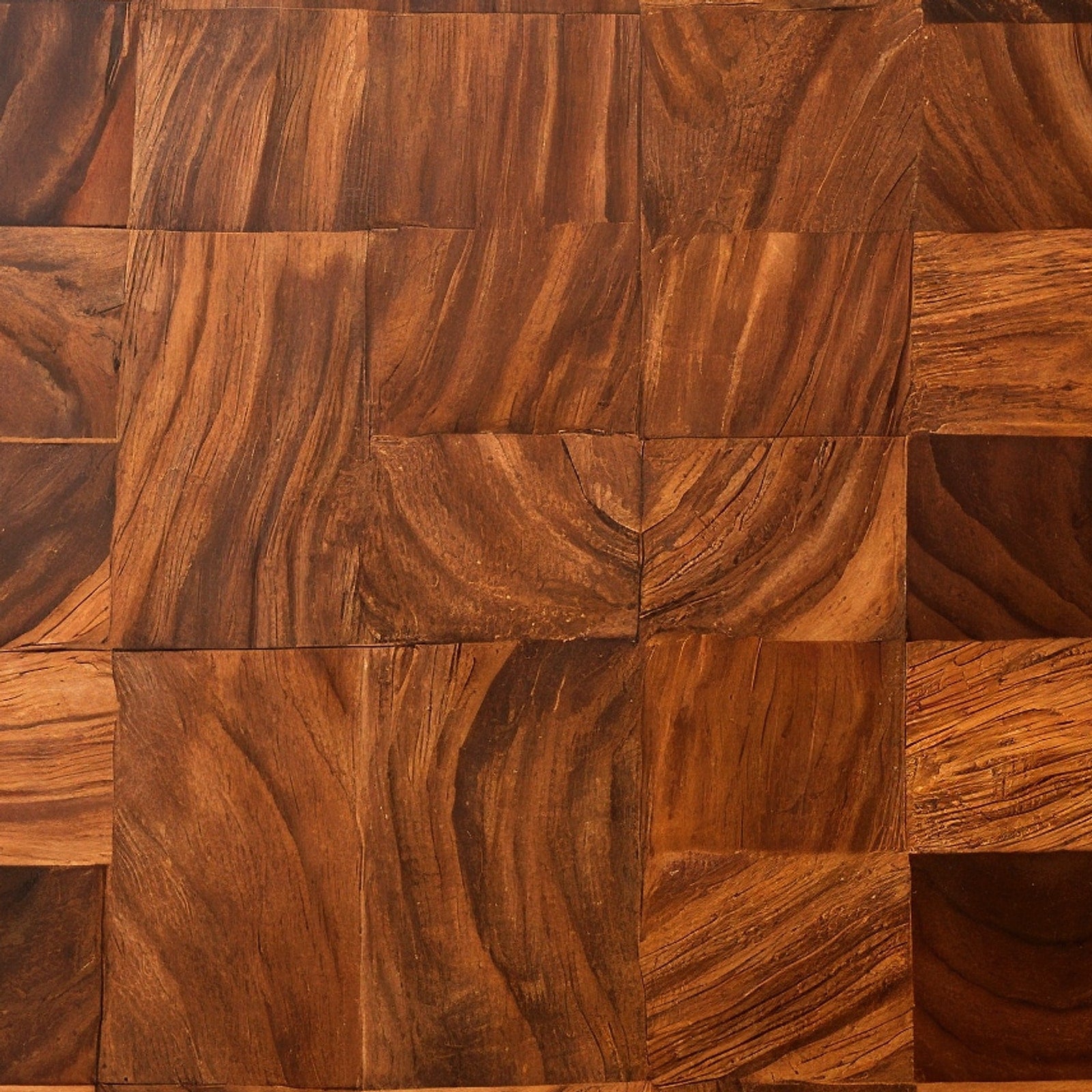Shopaverly Rosewood Premium Butcher Block — macro close-up of end-grain wood surface detail