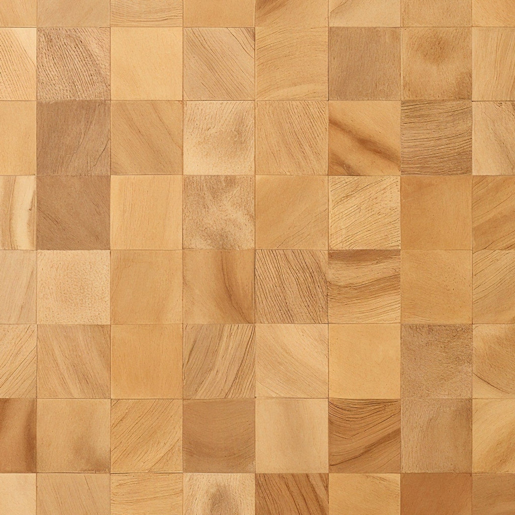 Shopaverly Maple Deluxe Butcher Block — extreme macro close-up of the end-grain wood surface