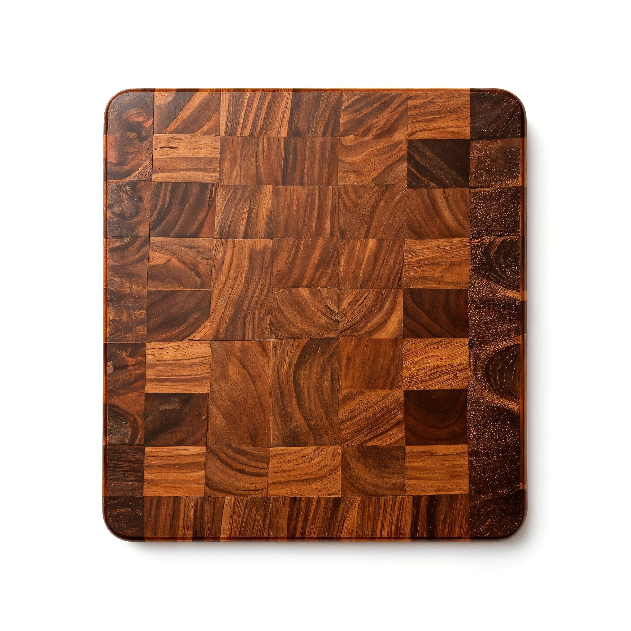 Shopaverly Rosewood Premium Butcher Block — top-down view showing full top surface and grain pattern